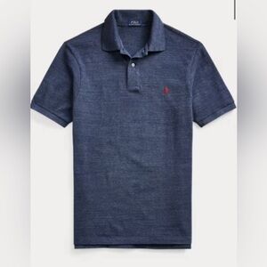 Men’s XL royal heather polo